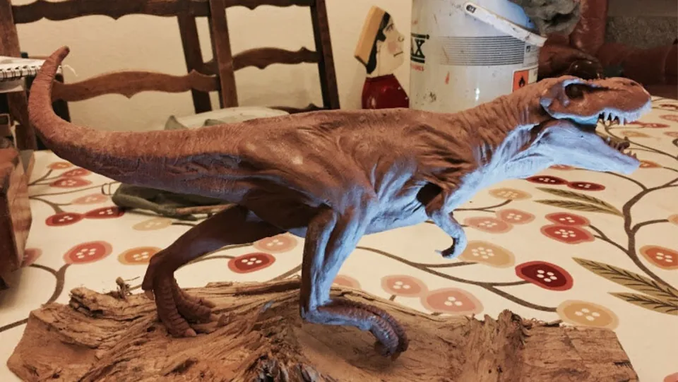 Tyrannosaurus-rex (oil based clay sculpture)
